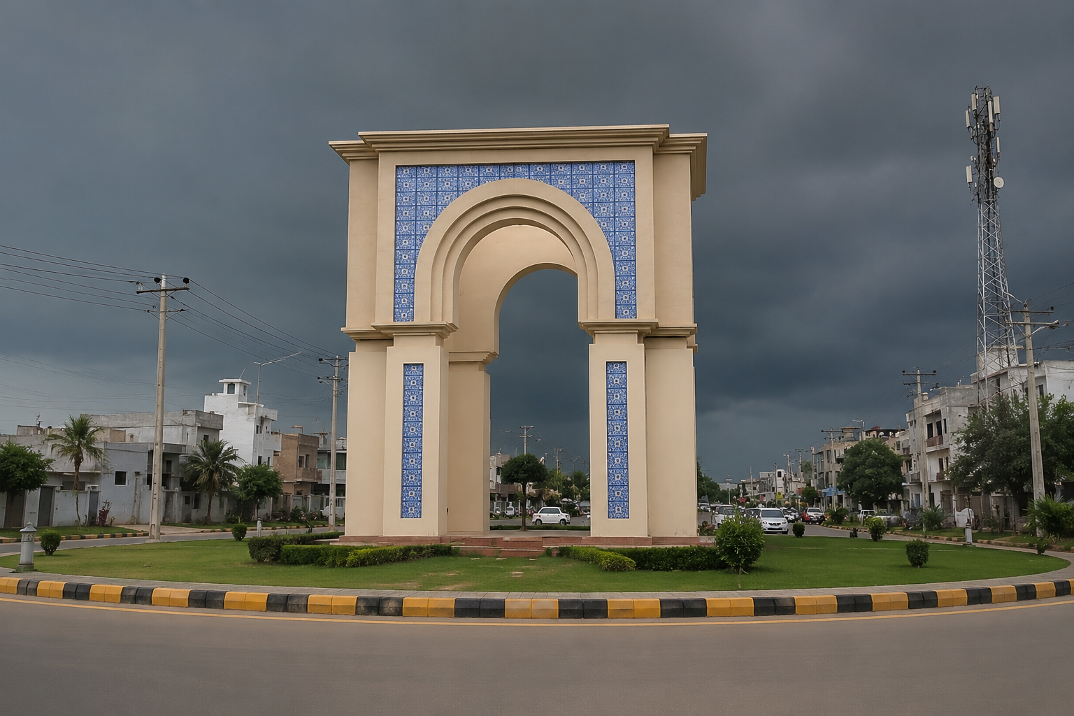 Model Town Multan entrance